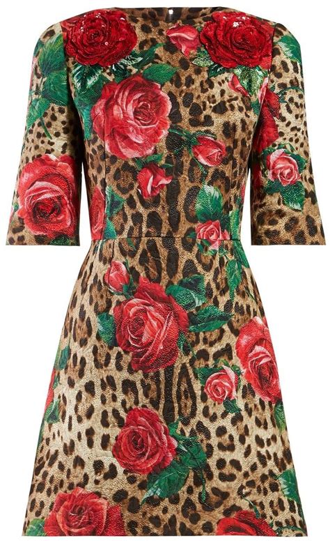 dolce gabbana leopard mini dress|Dresses .